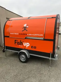 Fish'up, food truck client en activité
