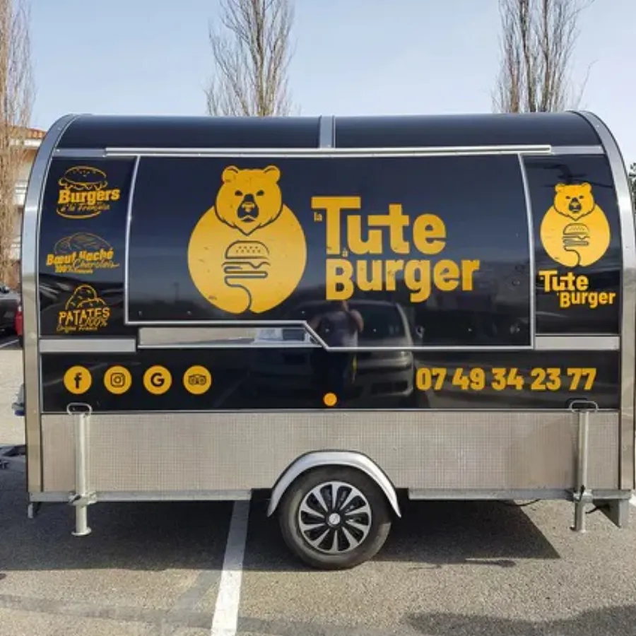 Food truck Tute Burger, remorque JR Location